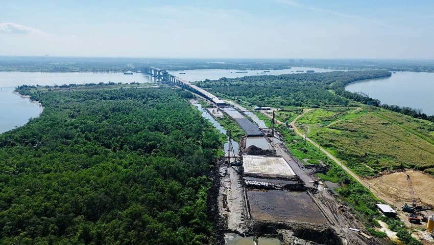 Cây cầu gần 7.000 tỉ đồng nối Nhơn Trạch (Đồng Nai) với Tp.Thủ Đức (Tp.HCM) sẵn sàng thông xe trước 30/4/2025