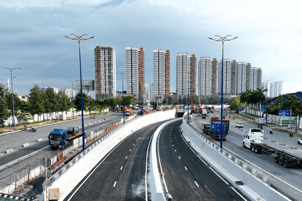 Hầm chui tại nút giao hiện đại nhất TP.HCM sắp thông xe