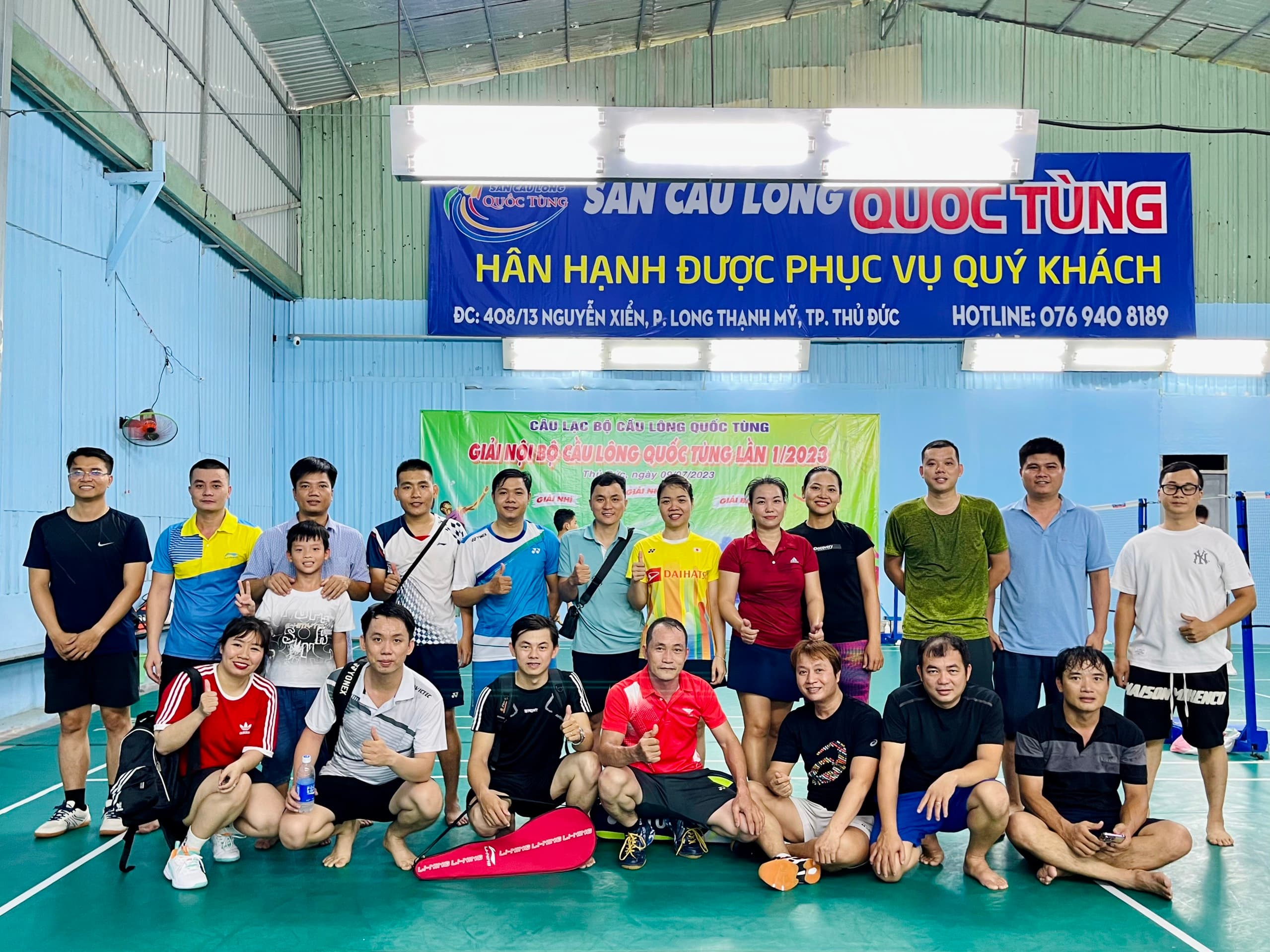 Buổi giao lưu cầu lông giữa công ty Tanphuland và CLB Quốc Tùng Thủ Đức