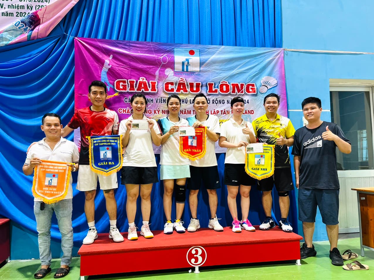 CÔNG TY BĐS TANPHULAND TỔ CHỨC THÀNH CÔNG BUỔI THI ĐẤU GIẢI CẦU LÔNG 2024