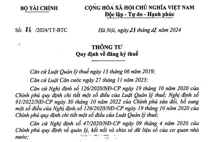 Đầu tháng 2-2025, số định danh cá nhân sẽ thay thế Mã số thuế.
